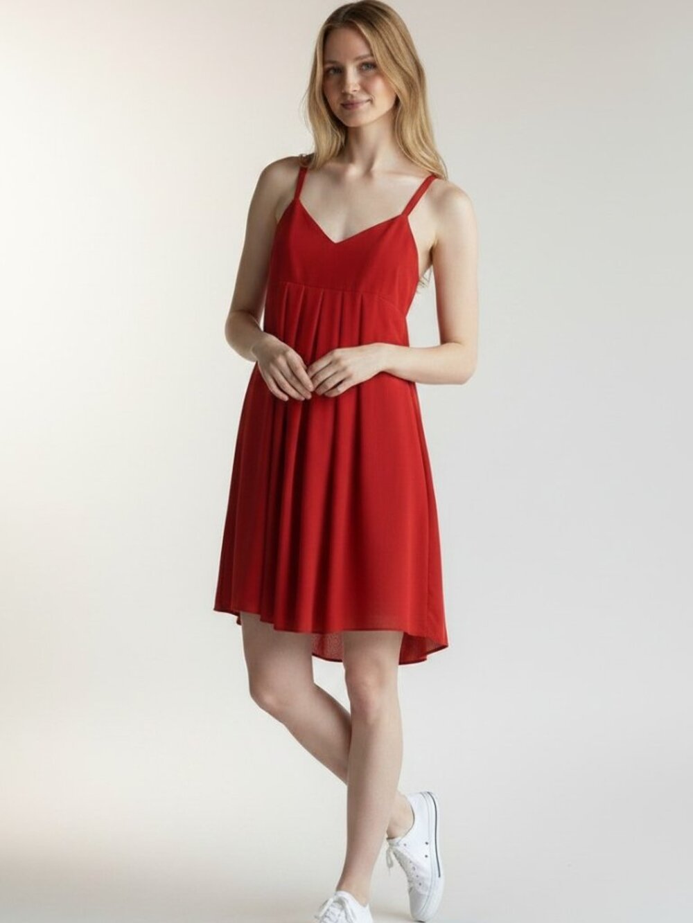 Amanda Uprichard High Low Open Back Dress Red S Like New